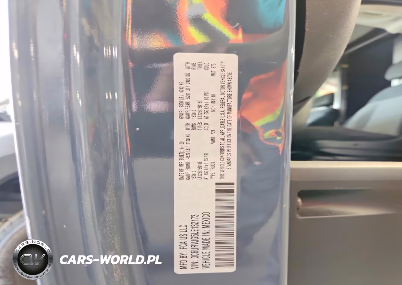 2020 Ram Promaster 3500 Delivery Van VIN:3C6URVJG5LE132173 - 13