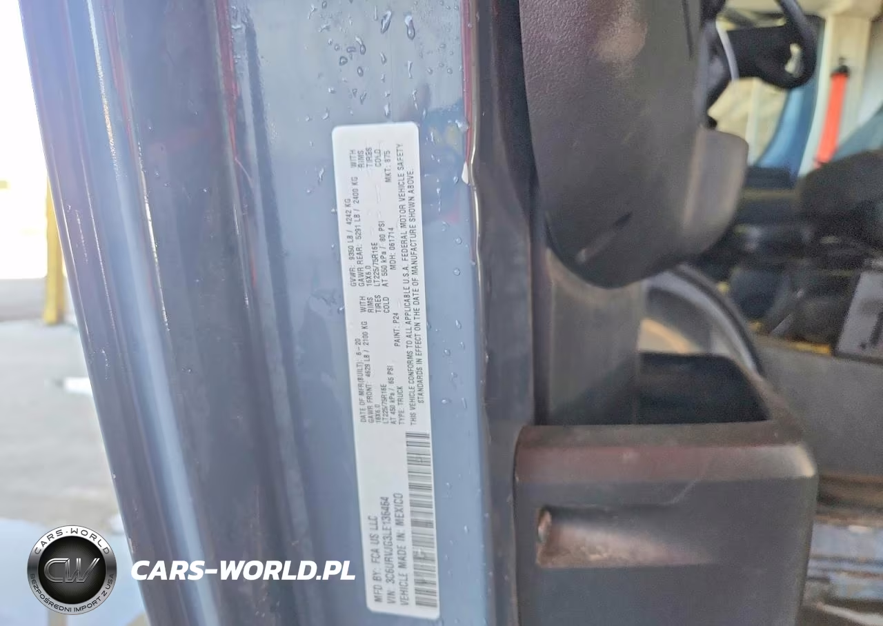 2020 Ram Promaster 3500 Delivery Van VIN:3C6URVJG3LE136464 - 13