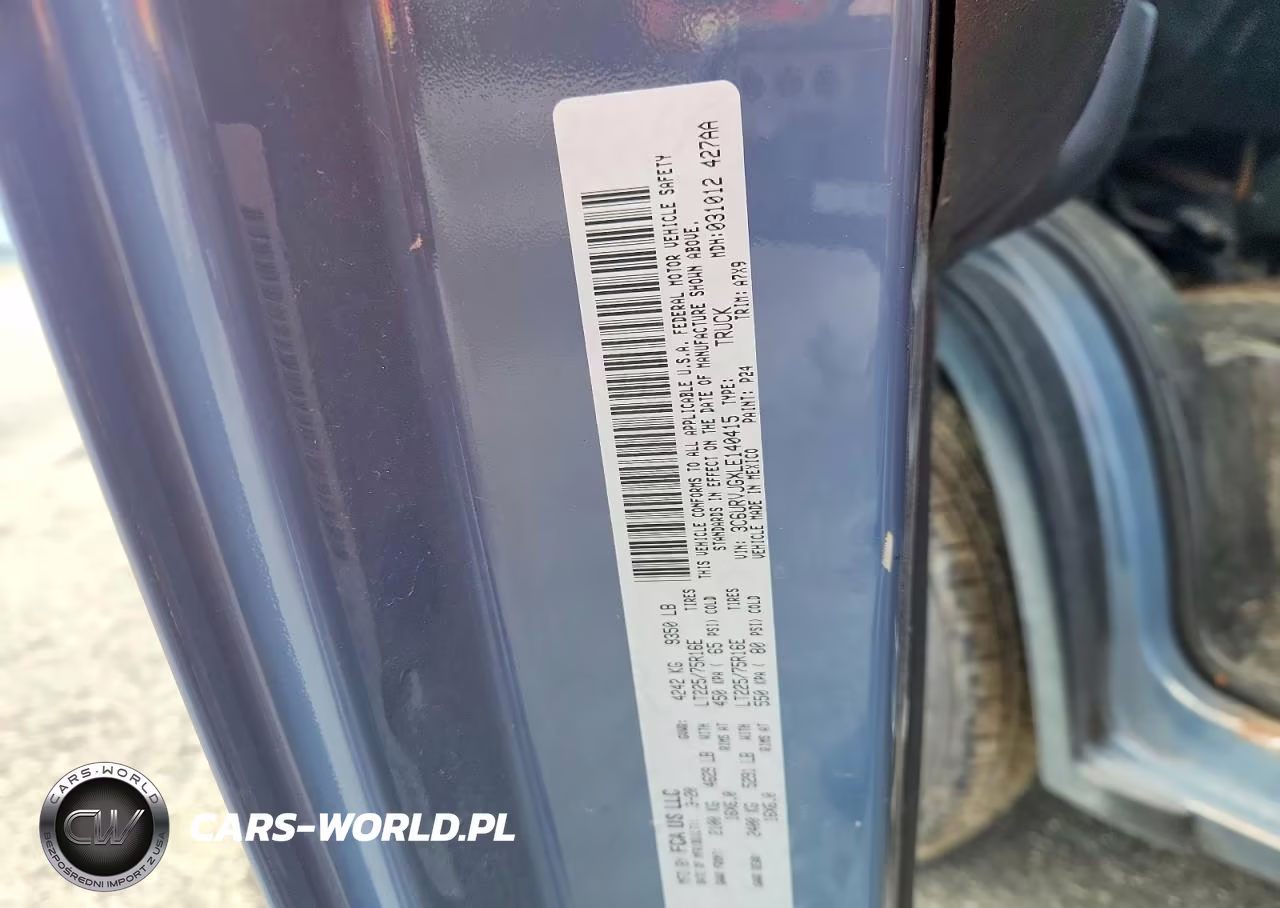 2020 Ram Promaster 3500 3500 High VIN:3C6URVJGXLE140415 - 13