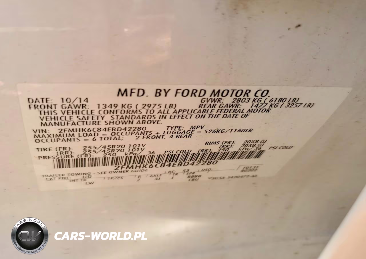 2014 Ford Flex Sel VIN:2FMHK6C84EBD42280 - 13