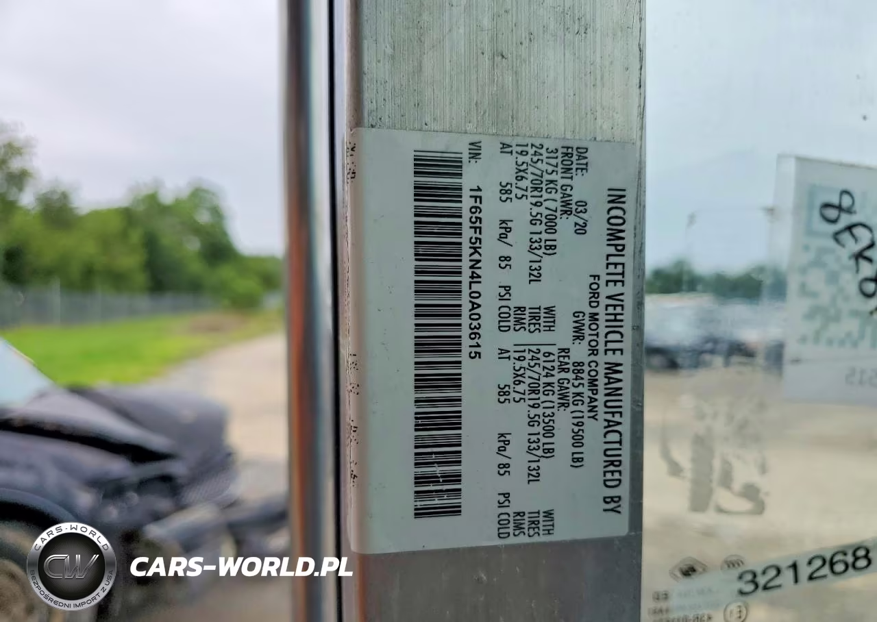 2020 Ford F59 Delivery Truck VIN:1F65F5KN4L0A03615 - 13