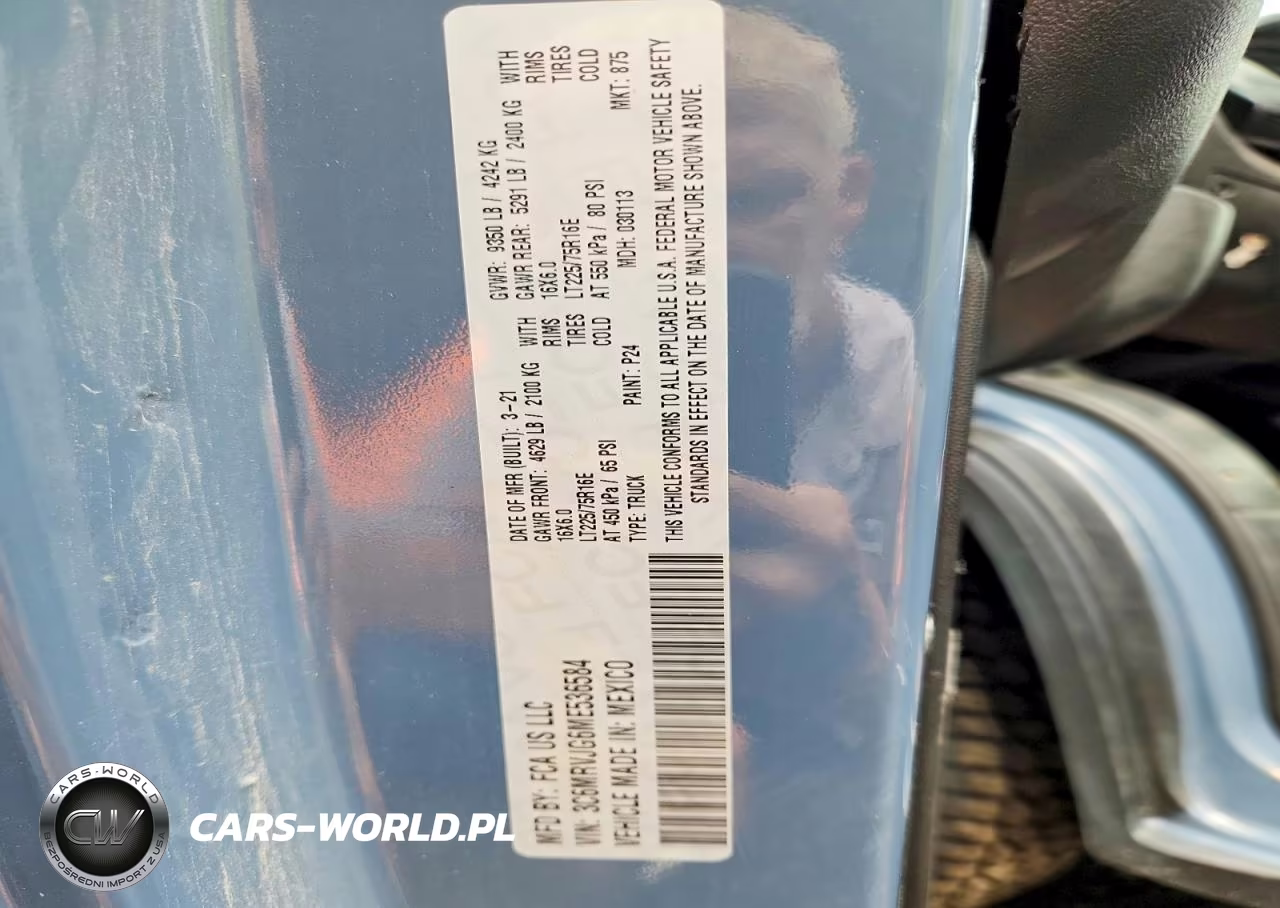 2021 Ram Promaster 3500 Delivery Van VIN:3C6MRVJG6ME536584 - 13