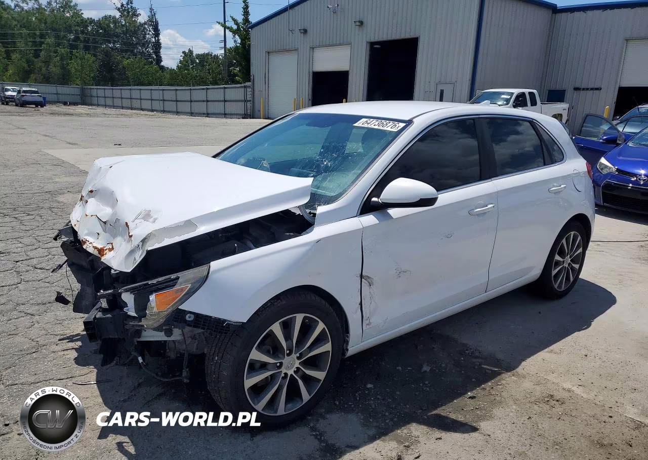 2018 Hyundai Elantra Gt Base VIN:KMHH35LE5JU018062 - 1