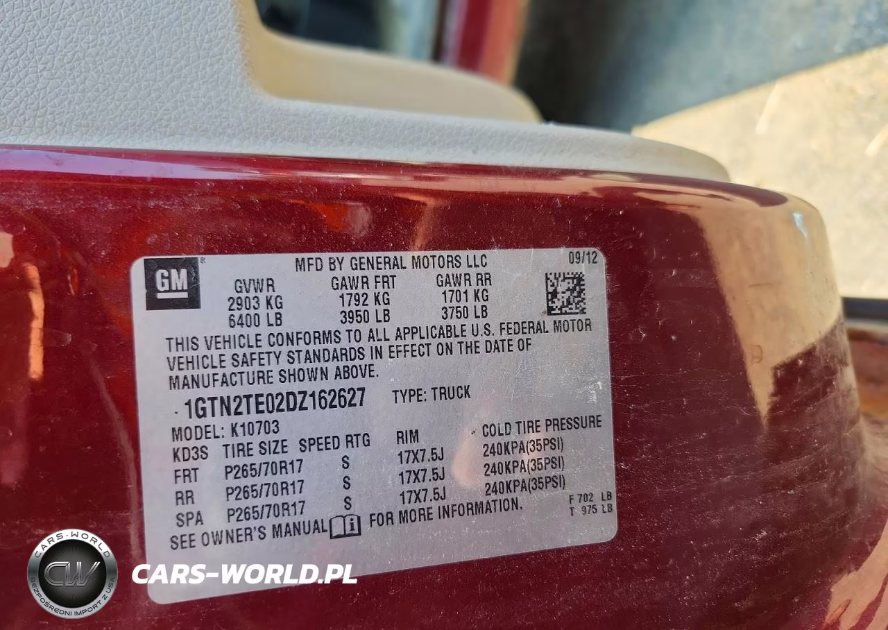 2013 GMC Sierra K1500 VIN:1GTN2TE02DZ162627 - 12