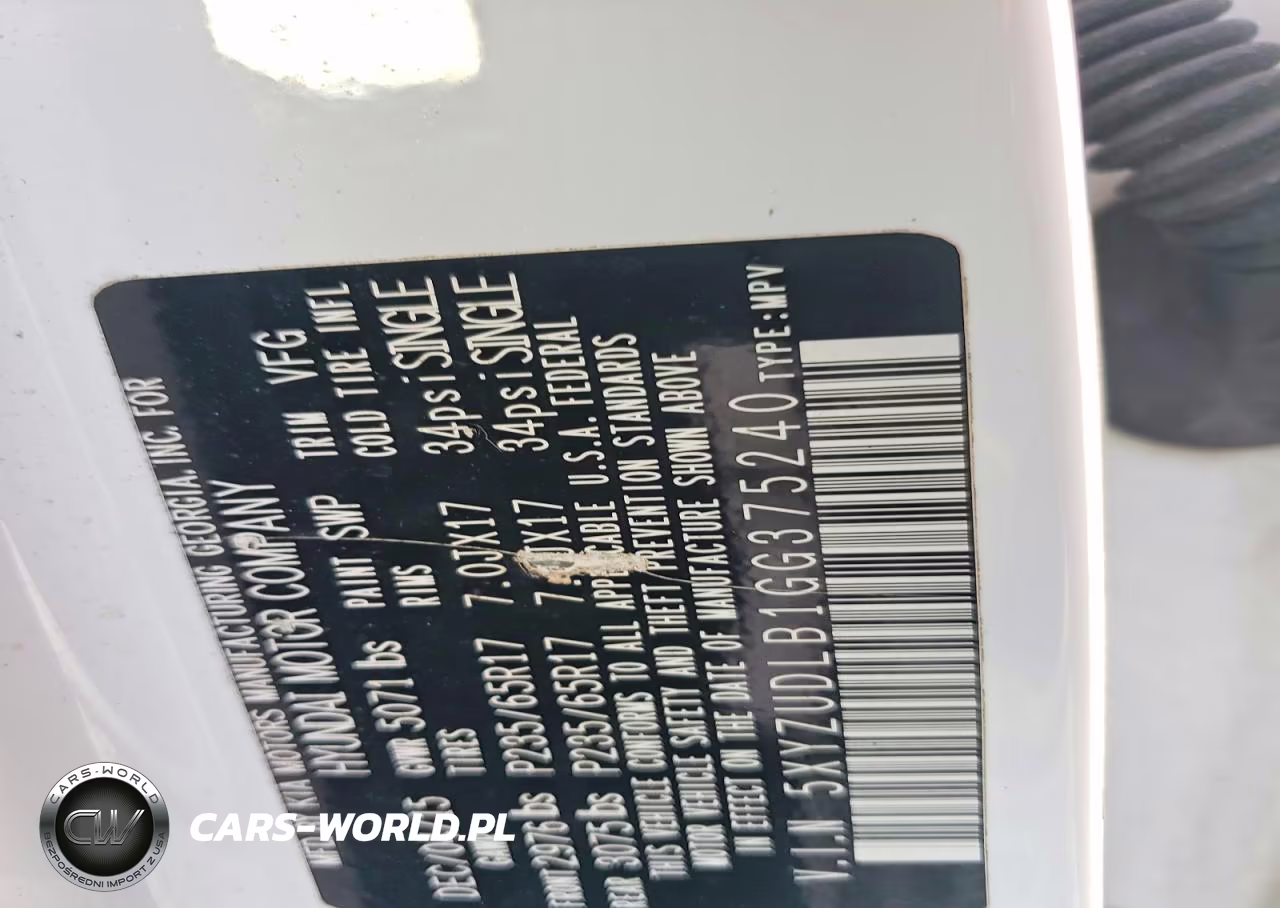 2016 Hyundai Santa Fe Sport 2.4L VIN:5XYZUDLB1GG375240 - 13