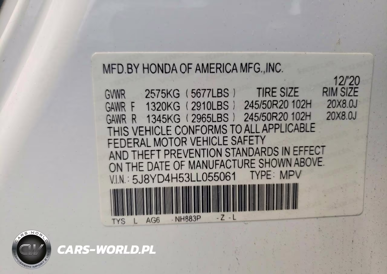 2020 Acura Mdx Technology VIN:5J8YD4H53LL055061 - 13