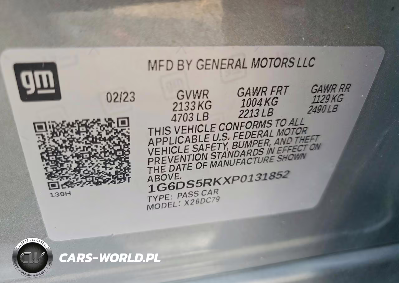 2023 Cadillac Ct5 Luxury VIN:1G6DS5RKXP0131852 - 12