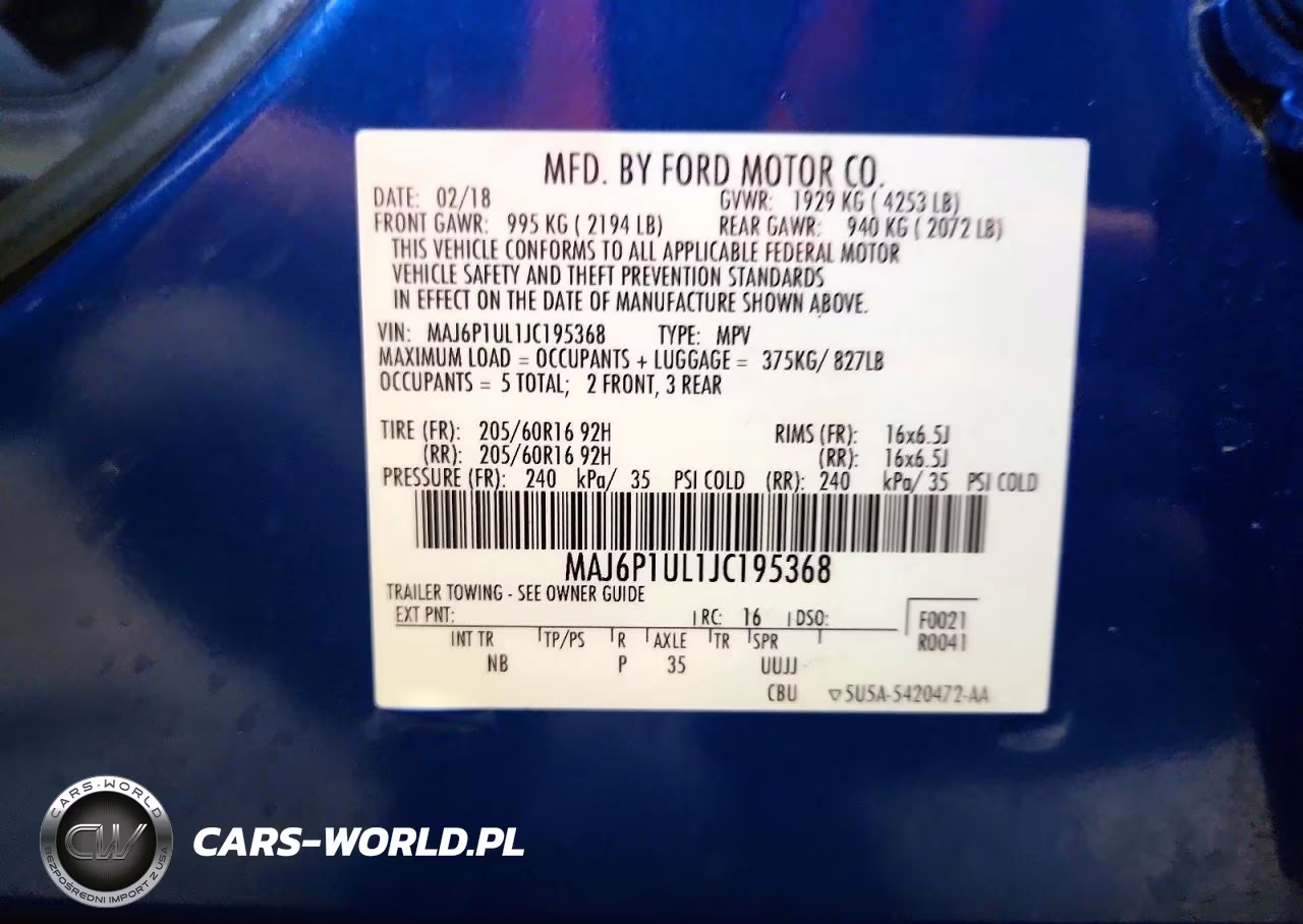 2018 Ford Ecosport Se VIN:MAJ6P1UL1JC195368 - 13