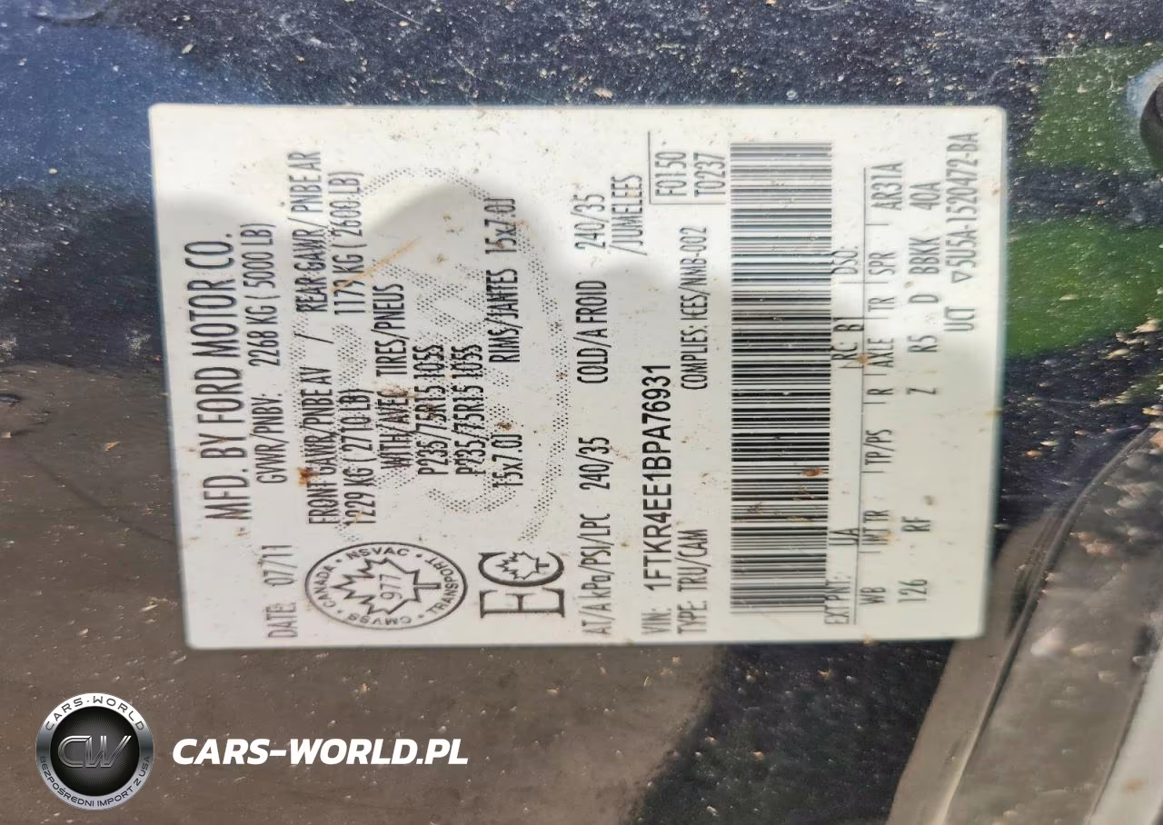 2020 Ford Ranger Super Cab VIN:1FTKR4EE1BPA76931 - 12
