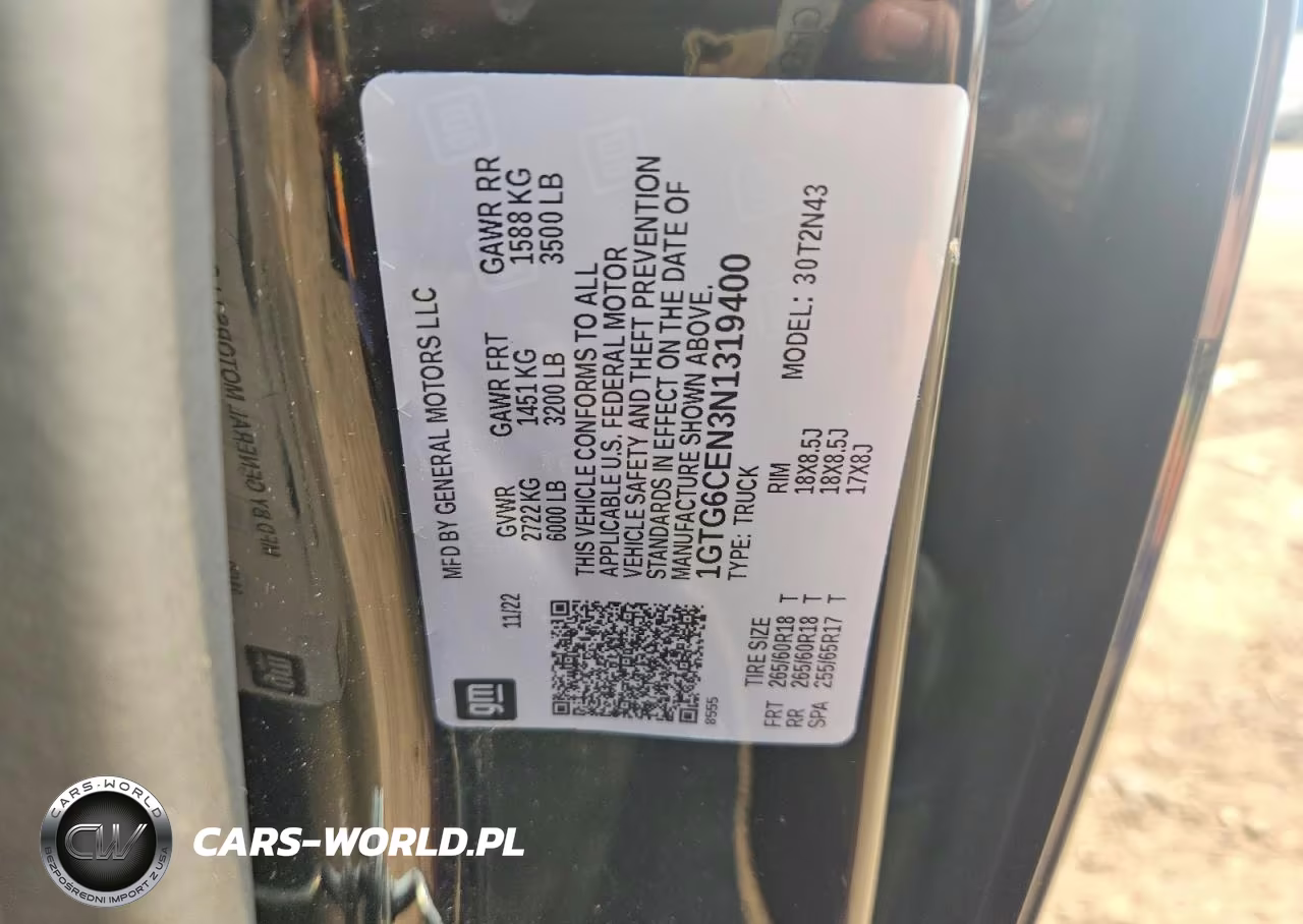 2022 GMC Canyon Elevation VIN:1GTG6CEN3N1319400 - 12
