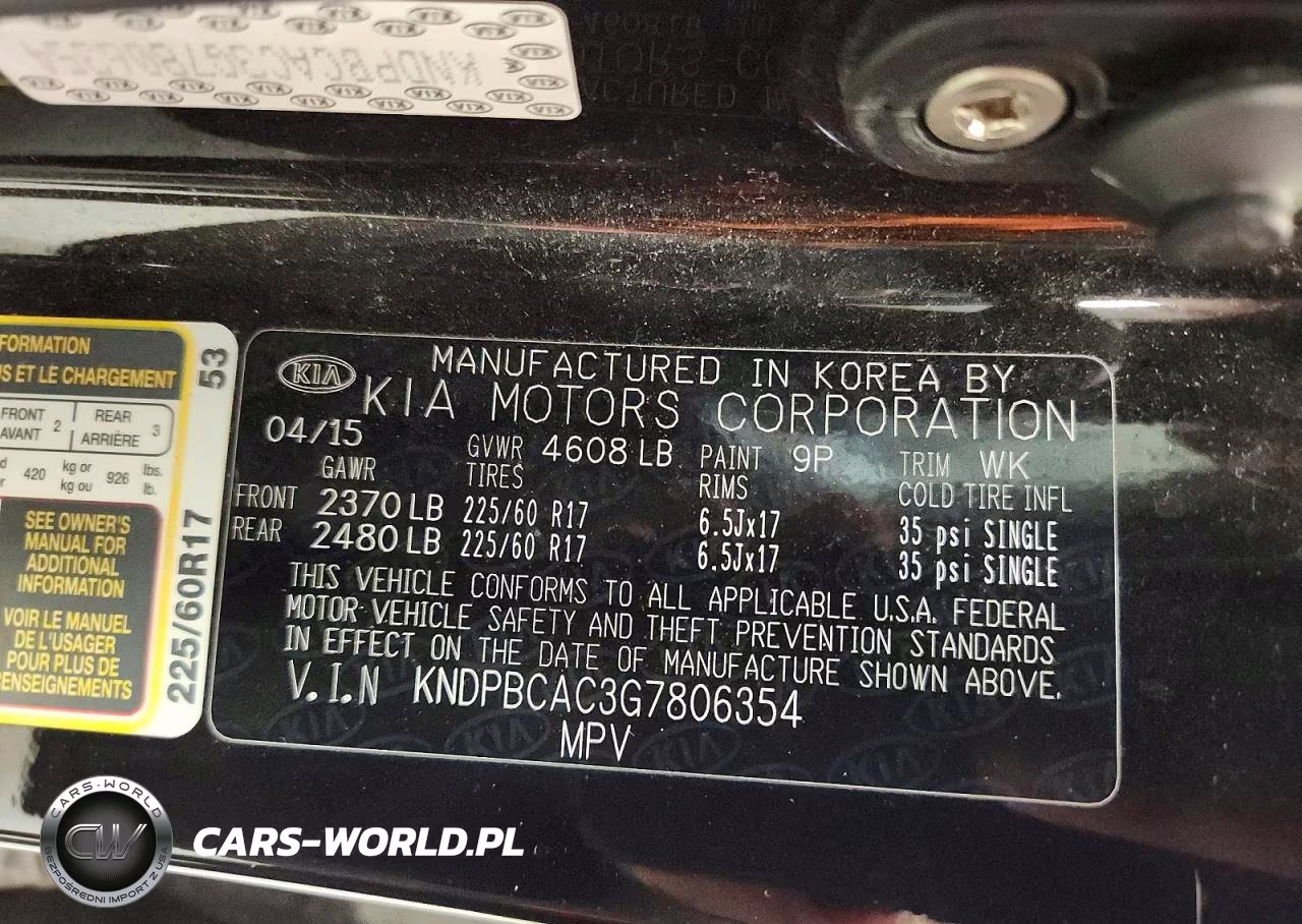 2016 Kia Sportage Lx VIN:KNDPBCAC3G7806354 - 13