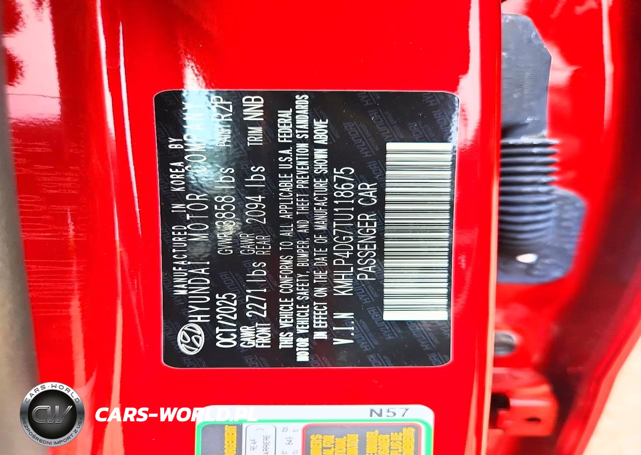 2026 Hyundai Elantra Limited VIN:KMHLP4DG7TU118675 - 12