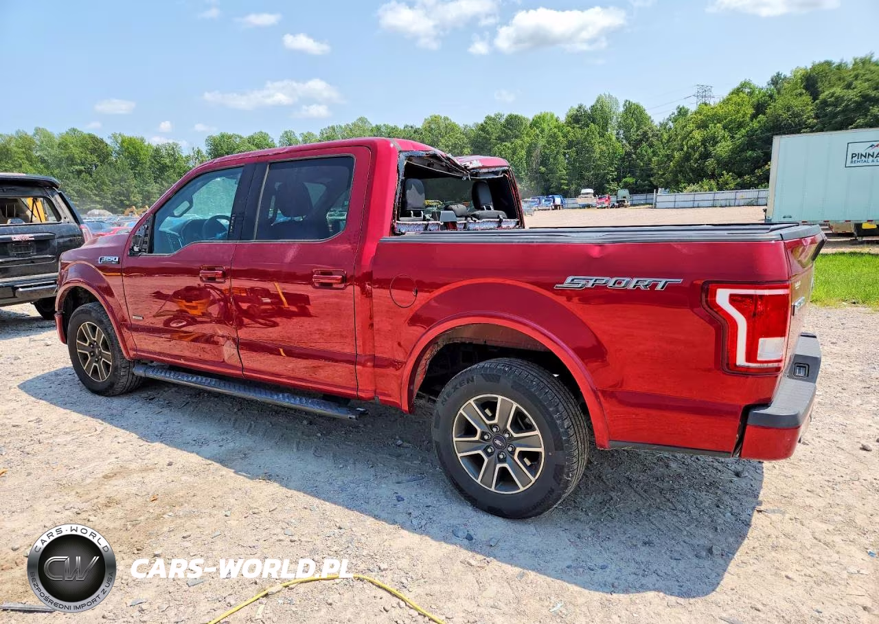 2016 Ford F150 Supercrew VIN:1FTEW1CG4GFA51656 - 2