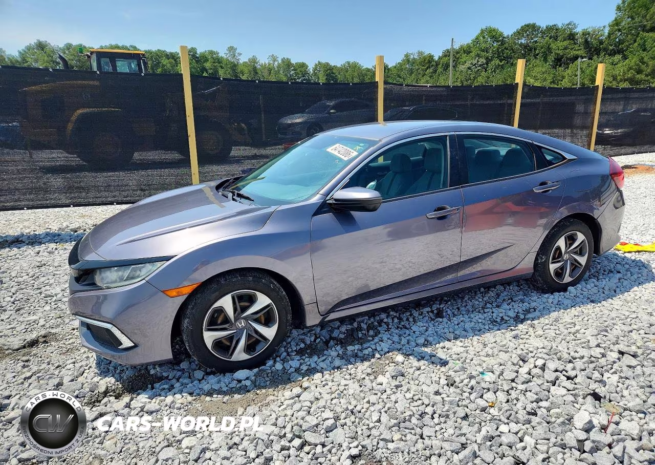 2020 Honda Civic Lx VIN:19XFC2F63LE017606 - 1