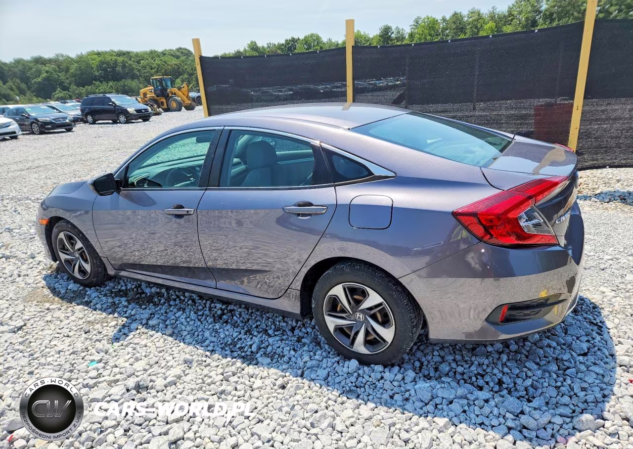 2020 Honda Civic Lx VIN:19XFC2F63LE017606 - 2
