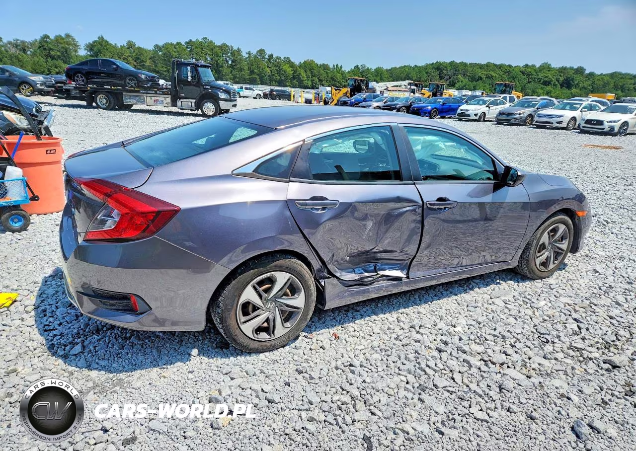 2020 Honda Civic Lx VIN:19XFC2F63LE017606 - 3