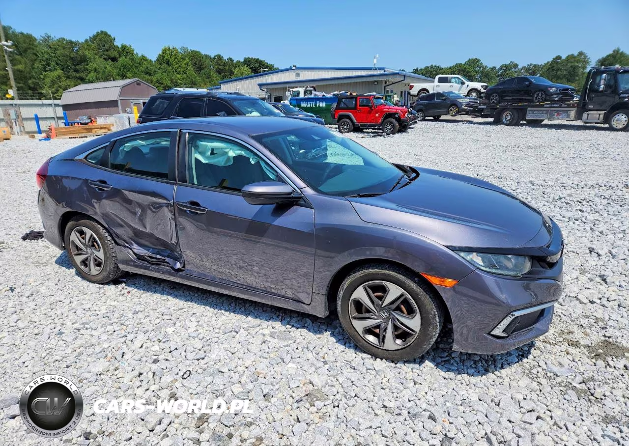 2020 Honda Civic Lx VIN:19XFC2F63LE017606 - 4