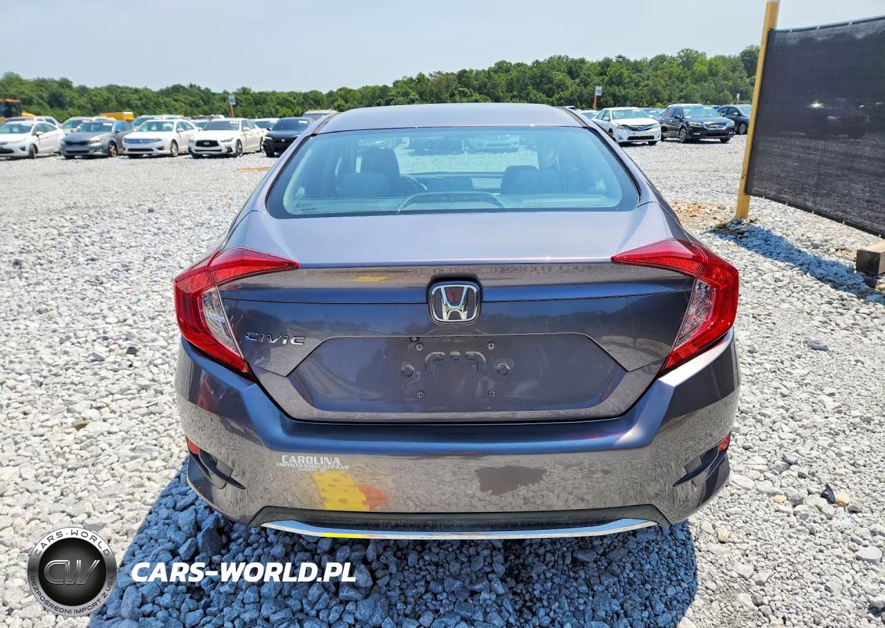 2020 Honda Civic Lx VIN:19XFC2F63LE017606 - 6