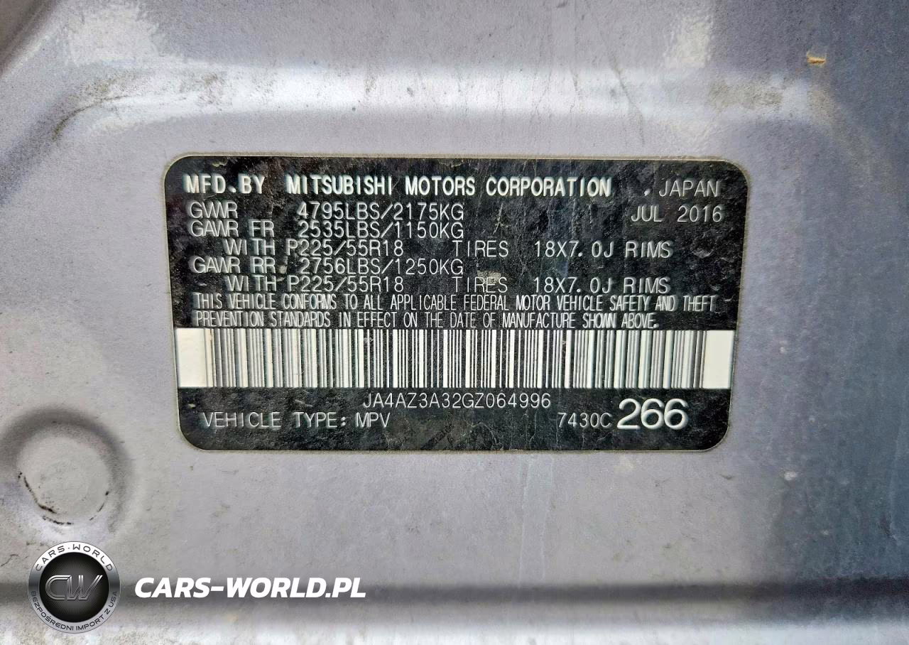 2016 Mitsubishi Outlander Se VIN:JA4AZ3A32GZ064996 - 12