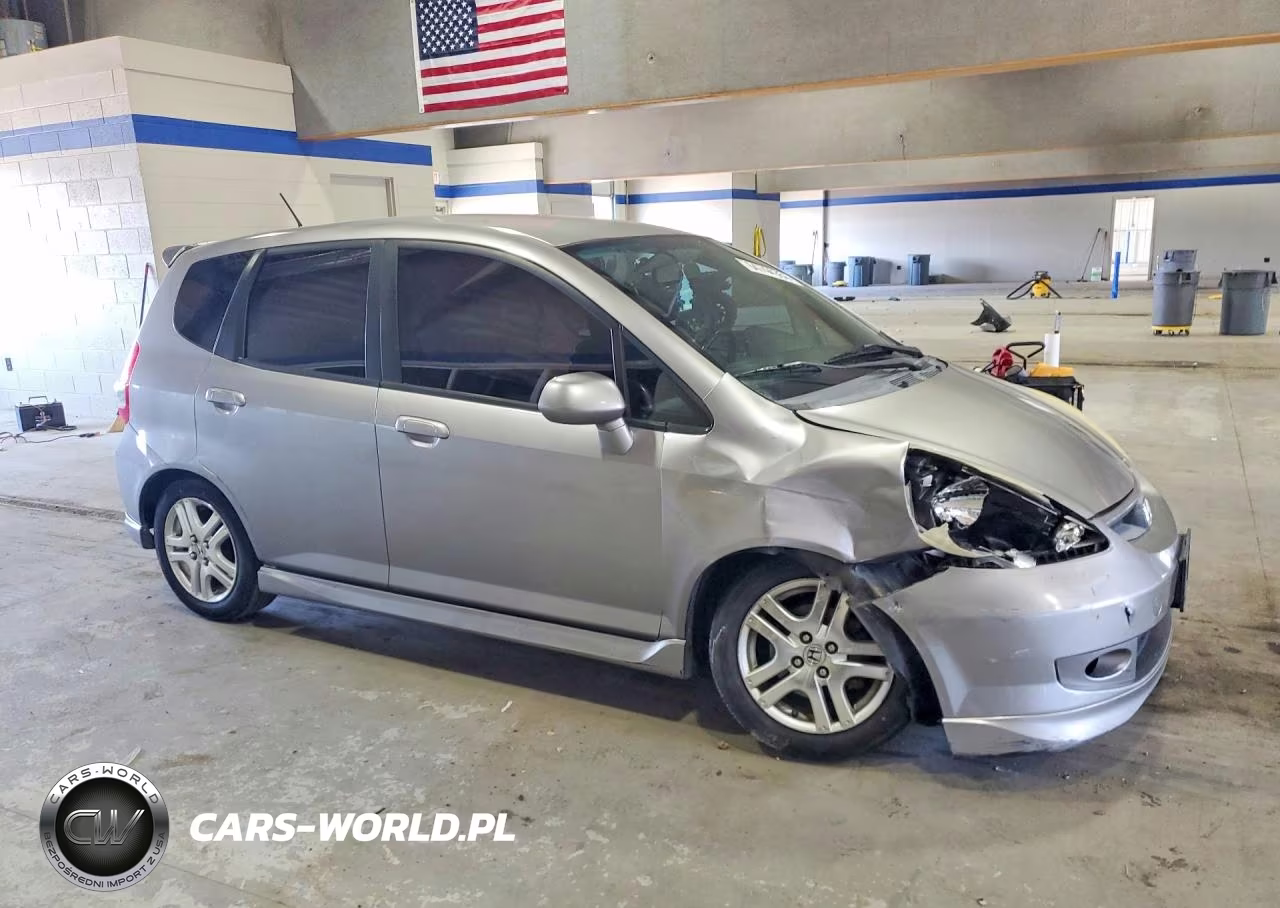 2007 Honda Fit S VIN:JHMGD38627S000382 - 4