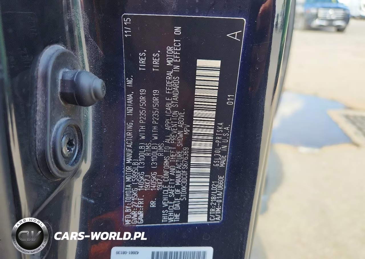 2015 Toyota Sienna VIN:5TDXK3DC0FS676369 - 14