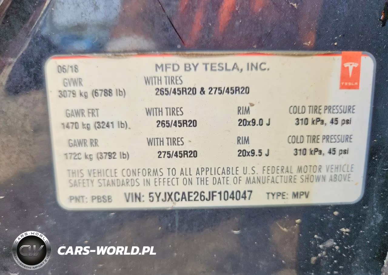 2018 Tesla Model X VIN:5YJXCAE26JF104047 - 13
