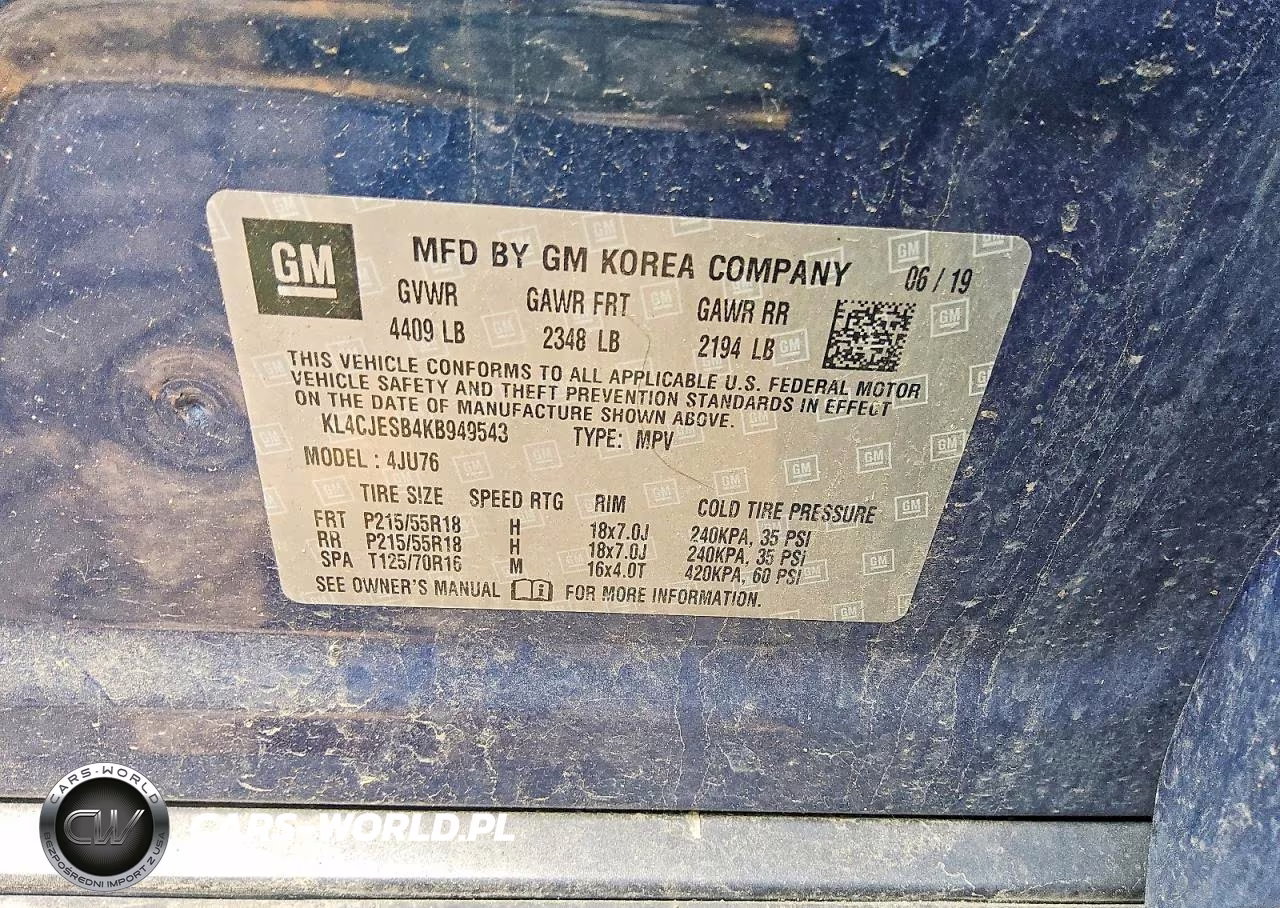 2019 Buick Encore Preferred VIN:KL4CJESB4KB949543 - 12