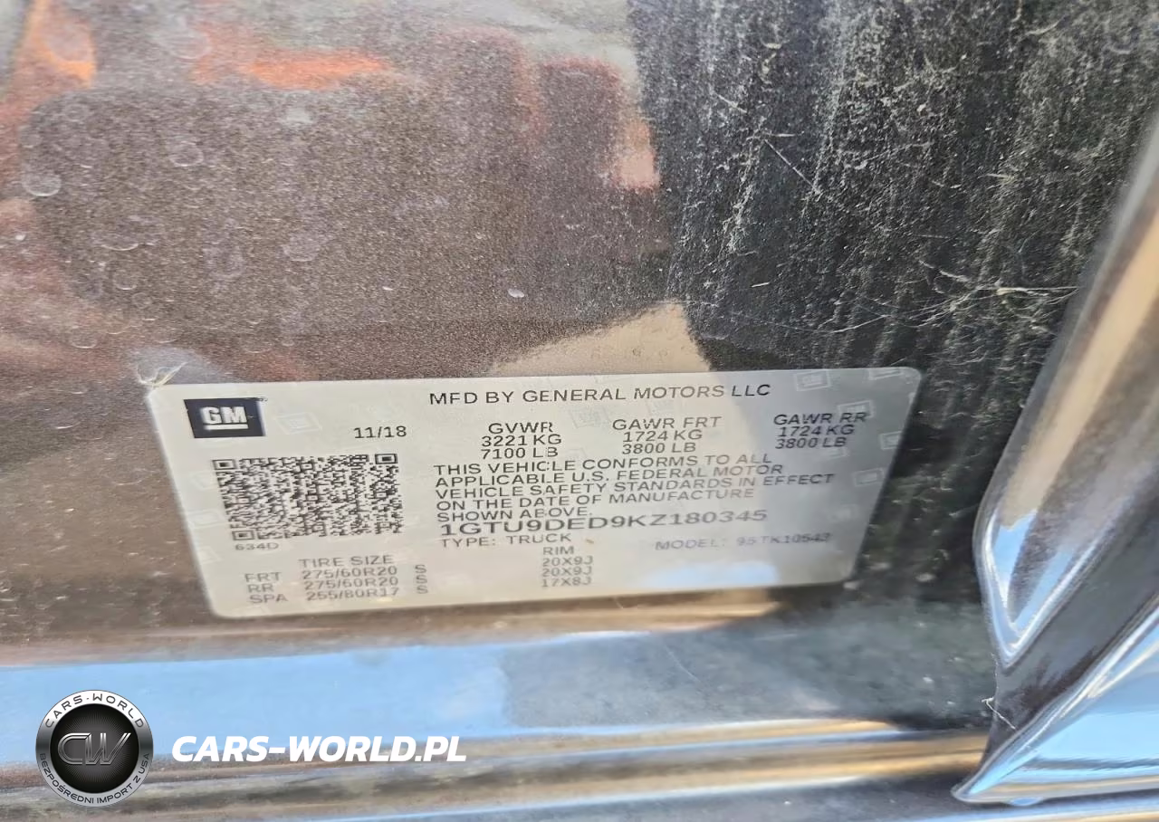 2019 GMC Sierra K1500 Slt VIN:1GTU9DED9KZ180345 - 12