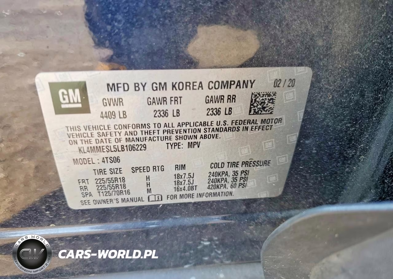 2020 Buick Encore Gx Select VIN:KL4MMESL5LB106229 - 12
