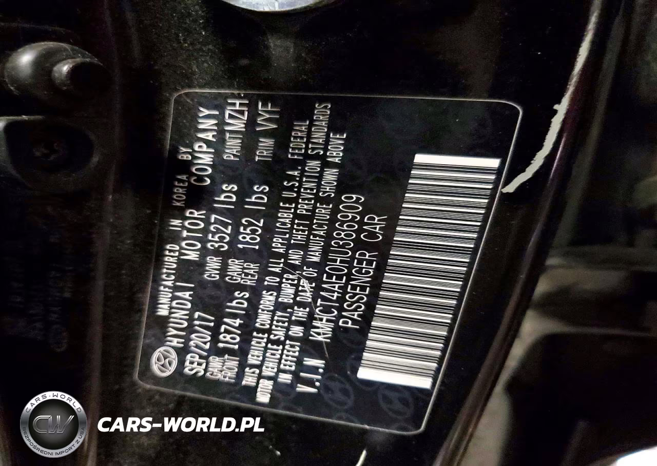 2017 Hyundai Accent Se VIN:KMHCT4AE0HU386909 - 12