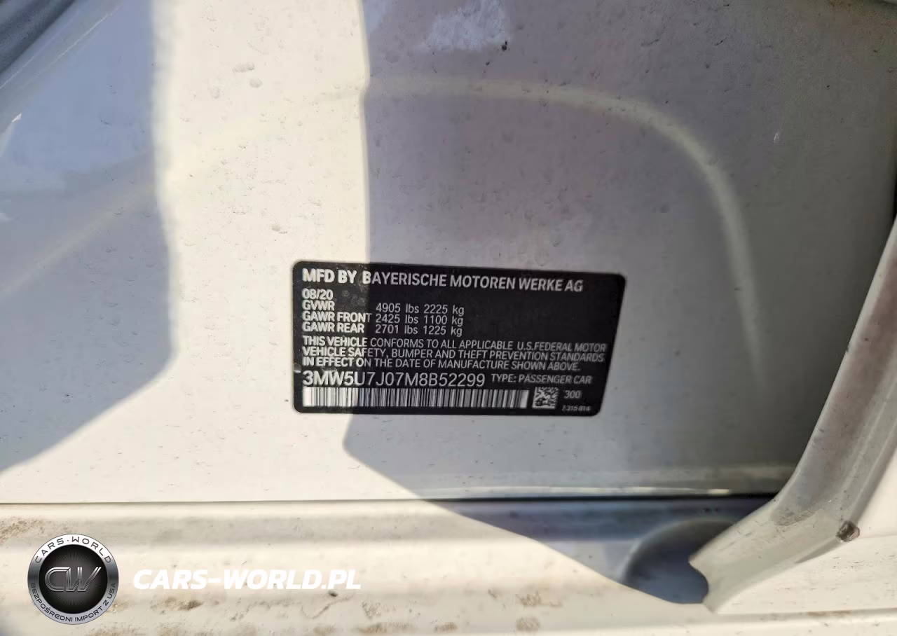 2021 BMW M340I VIN:3MW5U7J07M8B52299 - 12