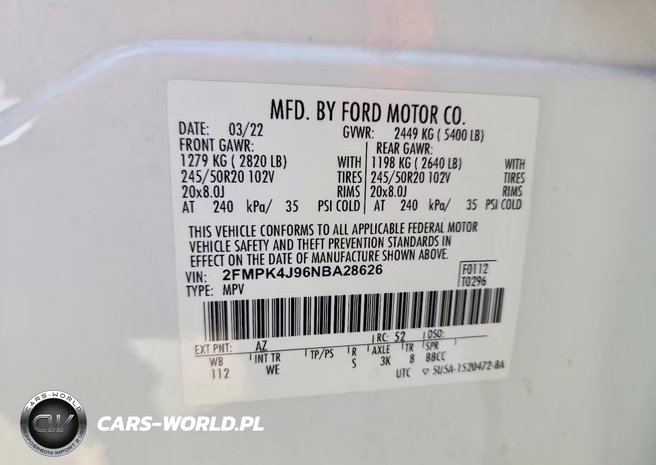 2022 Ford Edge Sel VIN:2FMPK4J96NBA28626 - 13