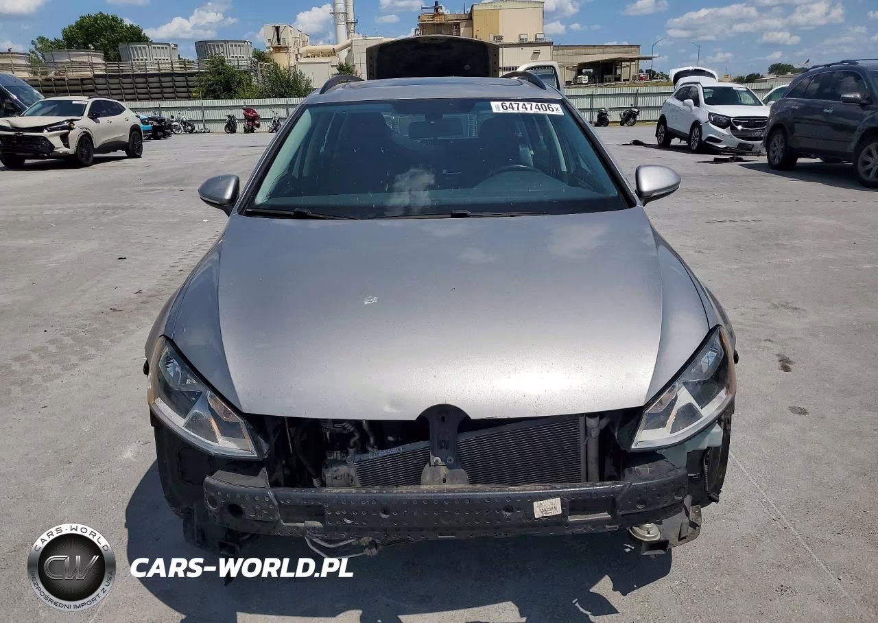 2017 Volkswagen Golf Sportwagen S VIN:3VWC17AUXHM501861 - 5