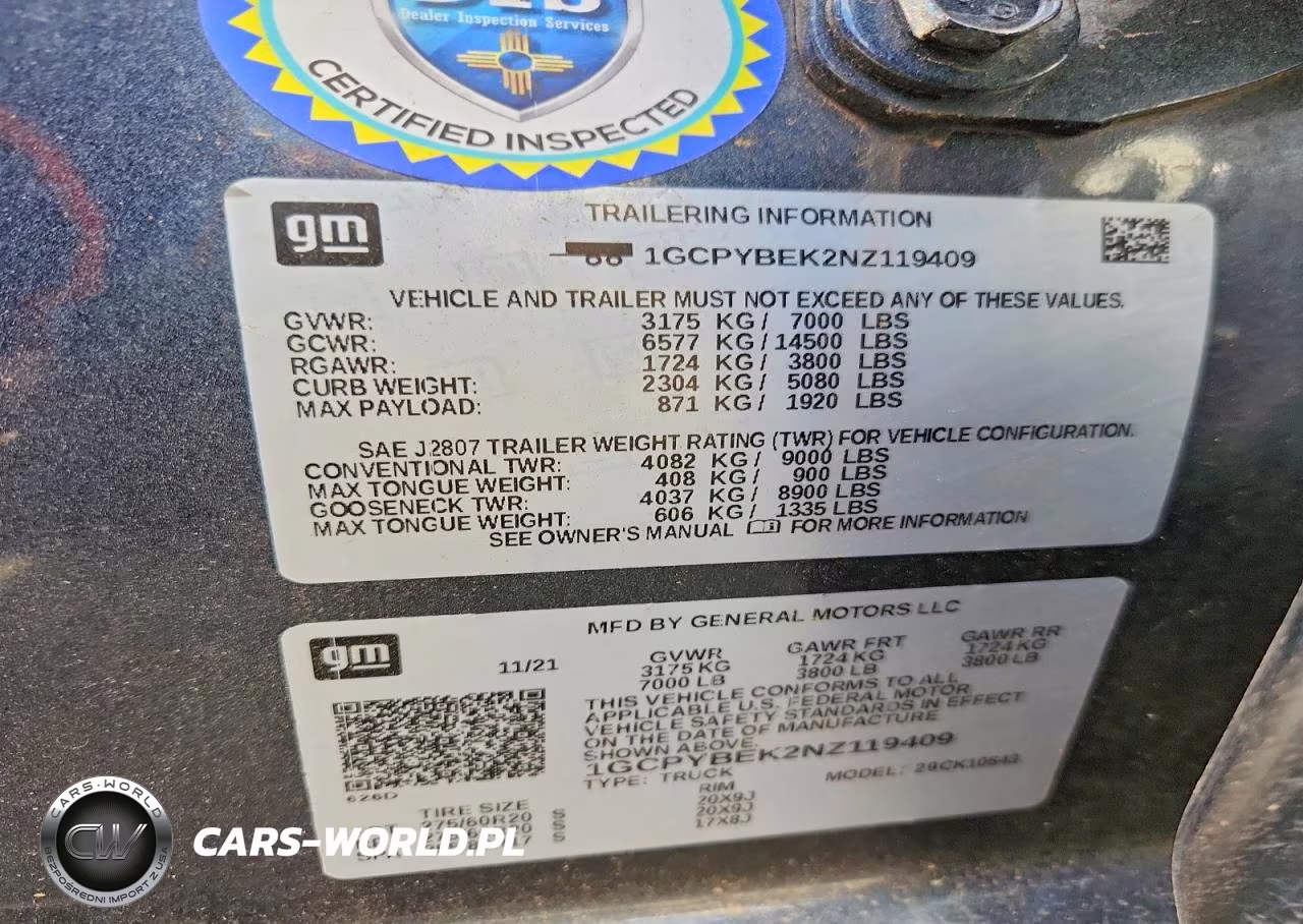 2022 Chevrolet Silverado Ltd K1500 Custom VIN:1GCPYBEK2NZ119409 - 12