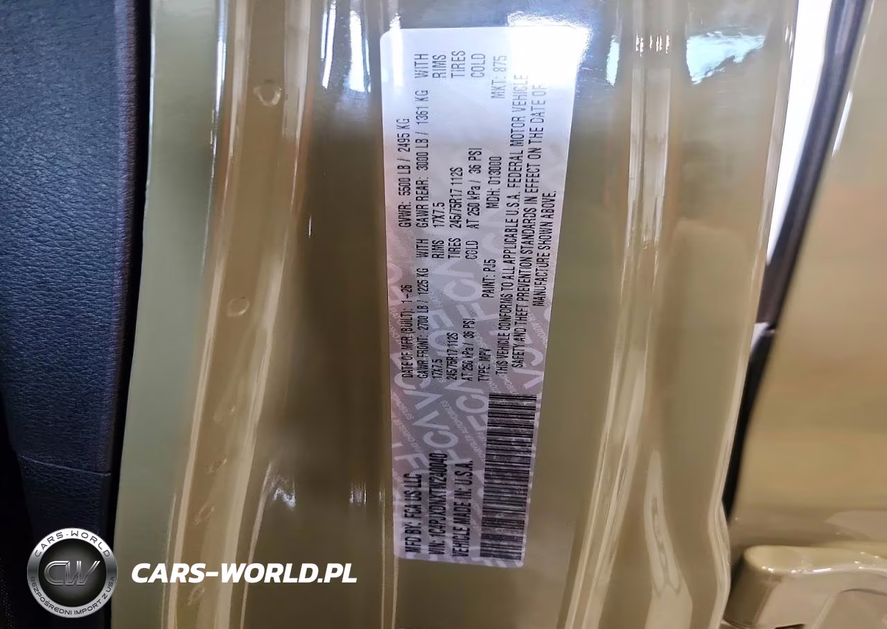 2026 Jeep Wrangler Sport VIN:1C4PJXDNXTW240040 - 13