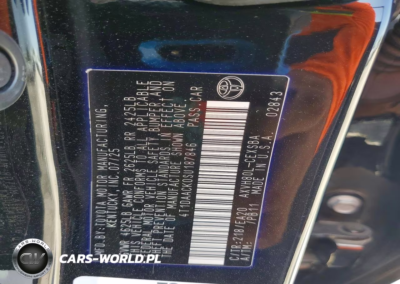 2025 Toyota Camry Se VIN:4T1DAACK0SU187846 - 12