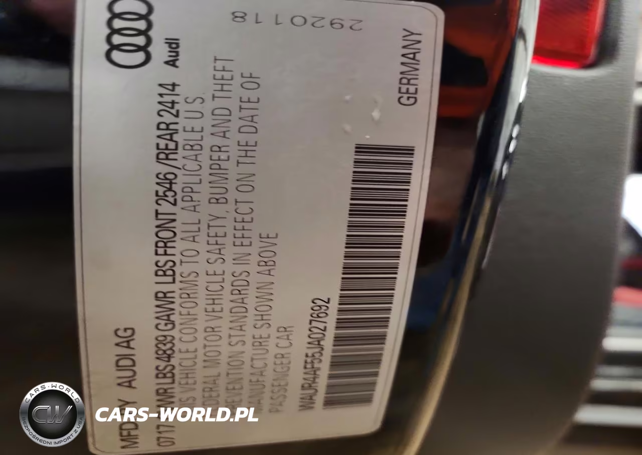 2018 Audi S5 Prestige VIN:WAUR4AF55JA027692 - 12