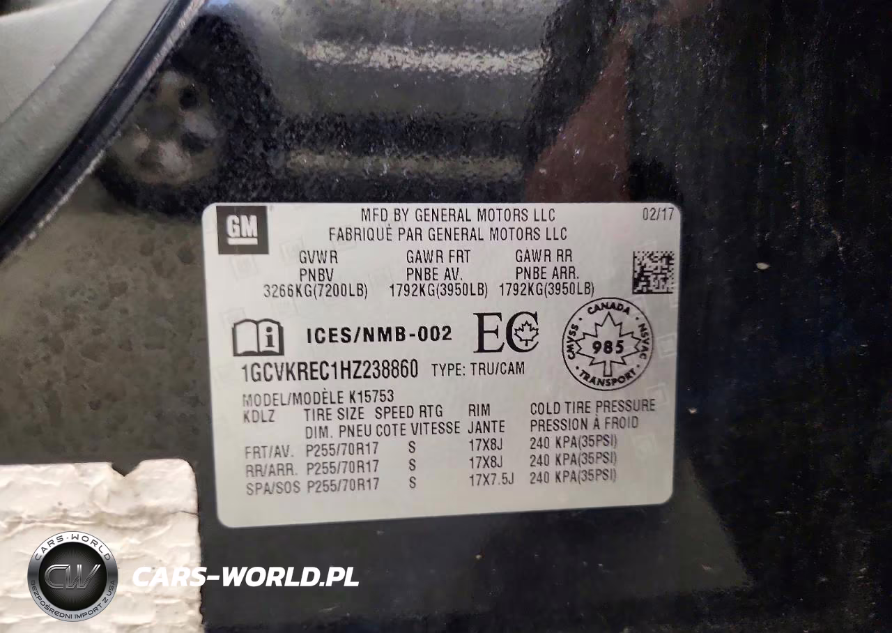 2017 Chevrolet Silverado K1500 Lt VIN:1GCVKREC1HZ238860 - 12
