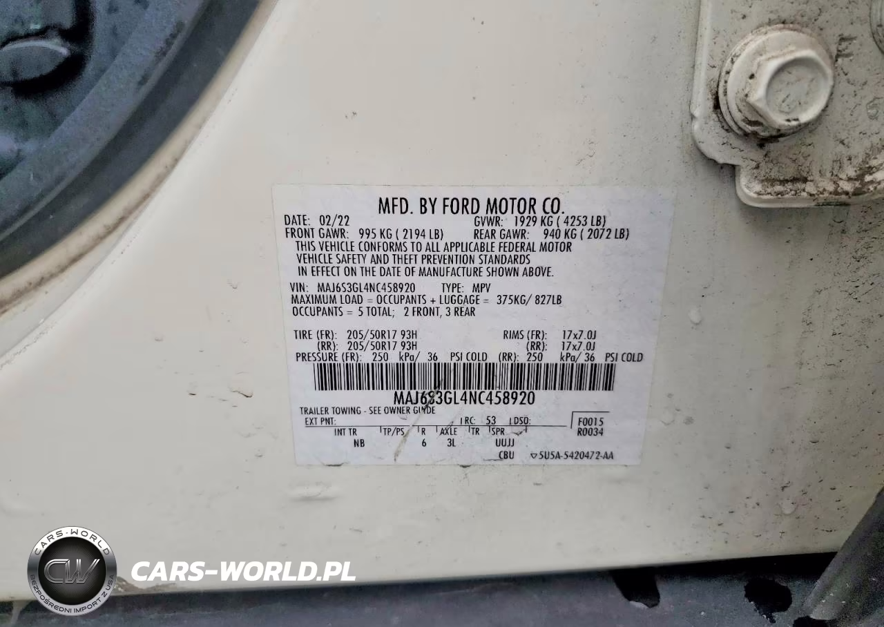 2022 Ford Ecosport Se VIN:MAJ6S3GL4NC458920 - 12