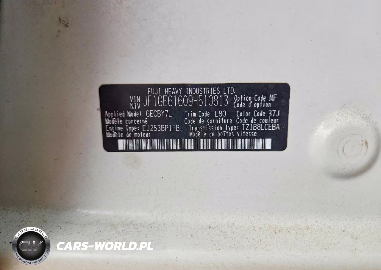 2009 Subaru Impreza 2.5I VIN:JF1GE61609H510813 - 12