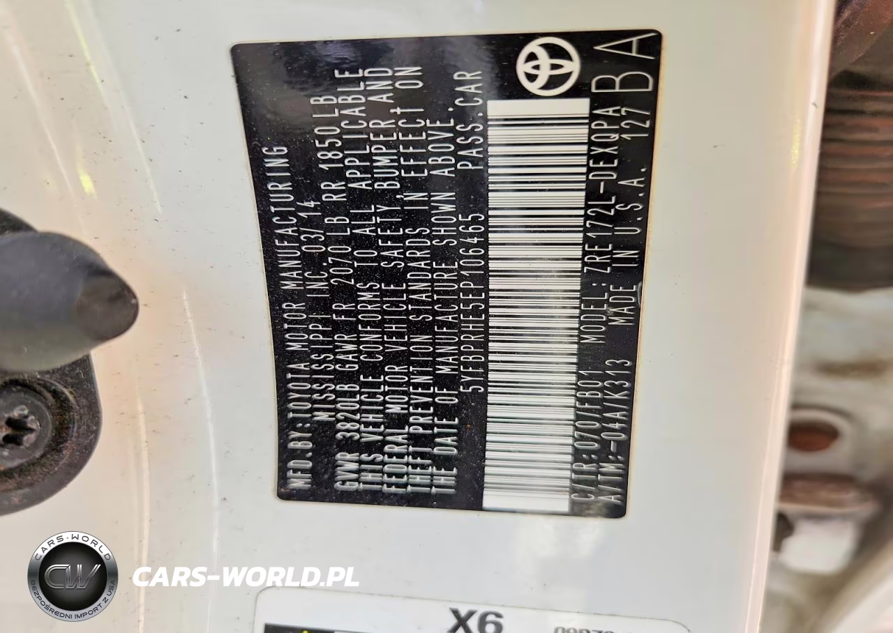 2014 Toyota Corolla Le Eco VIN:5YFBPRHE5EP106465 - 13