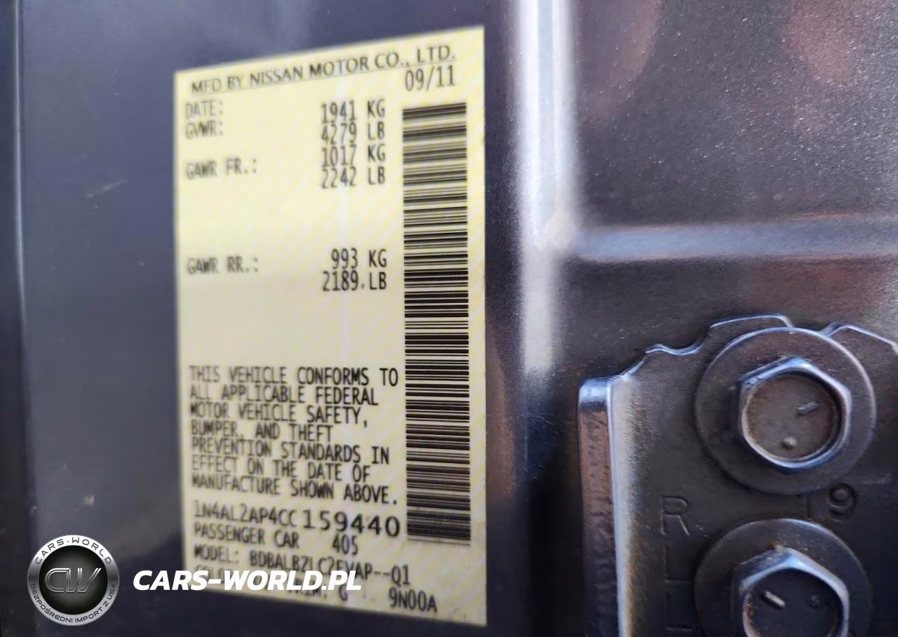 2012 Nissan Altima 2.5 VIN:1N4AL2AP4CC159440 - 13