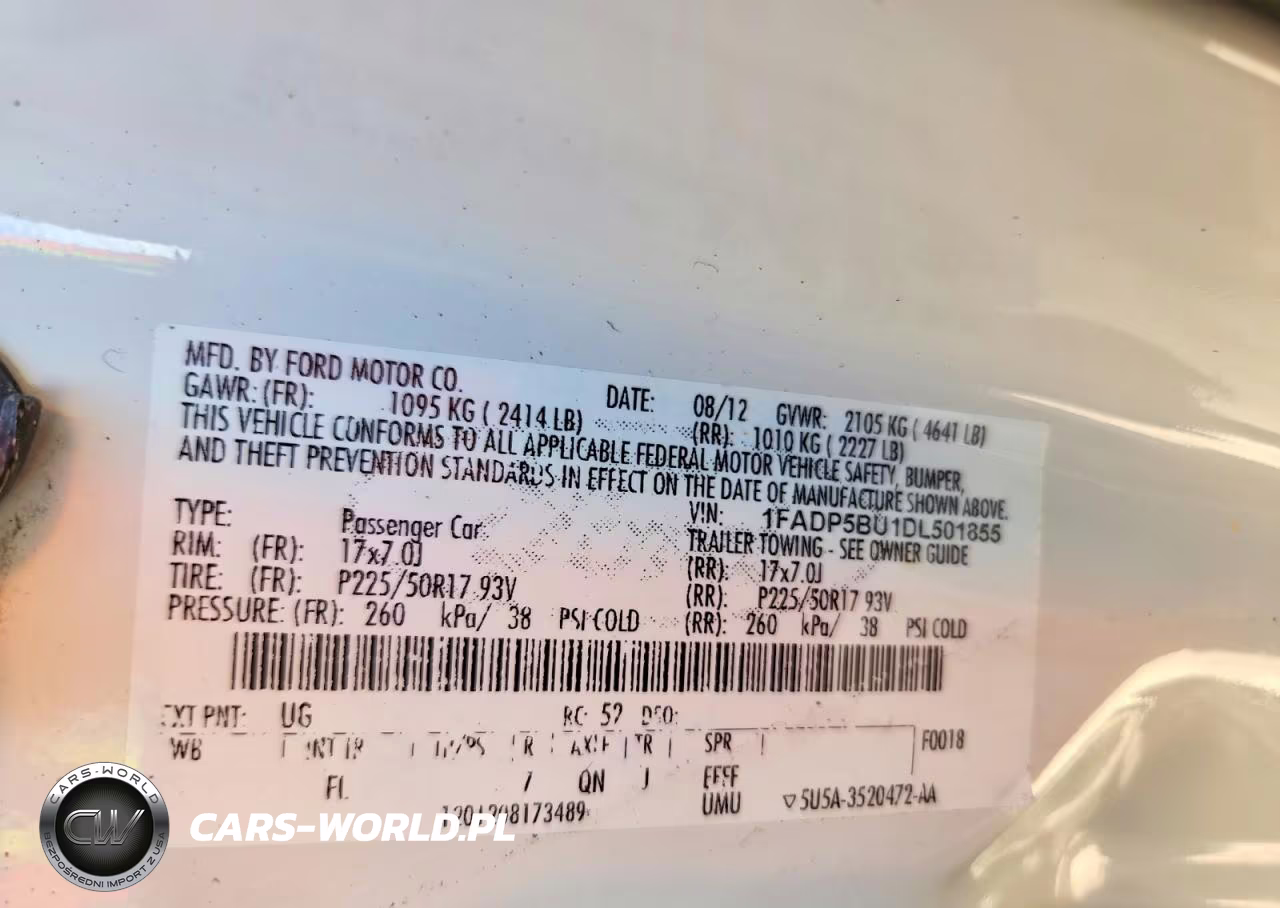 2013 Ford C-Max Sel VIN:1FADP5BU1DL501855 - 14