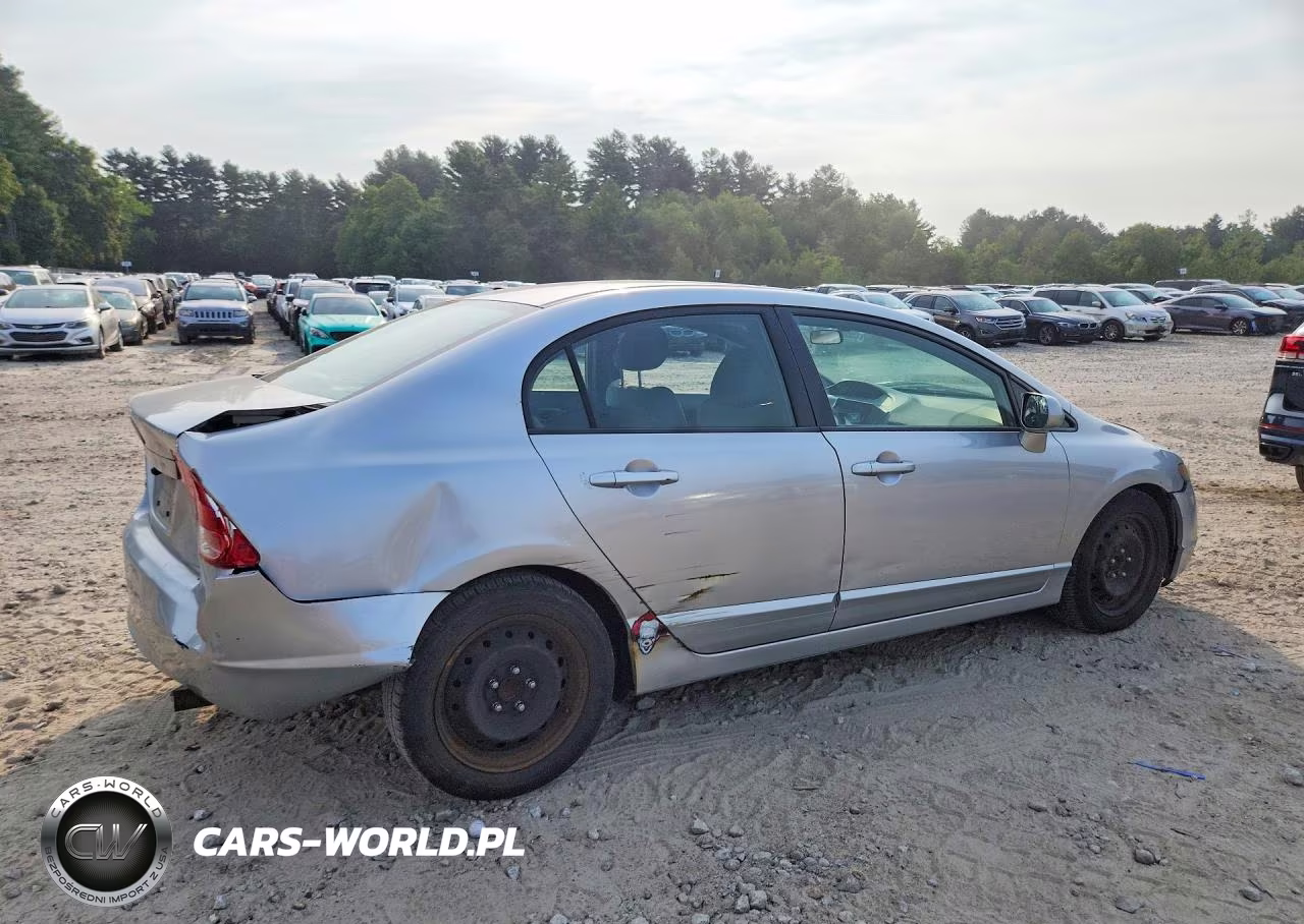 2008 Honda Civic Lx VIN:2HGFA16598H336402 - 3