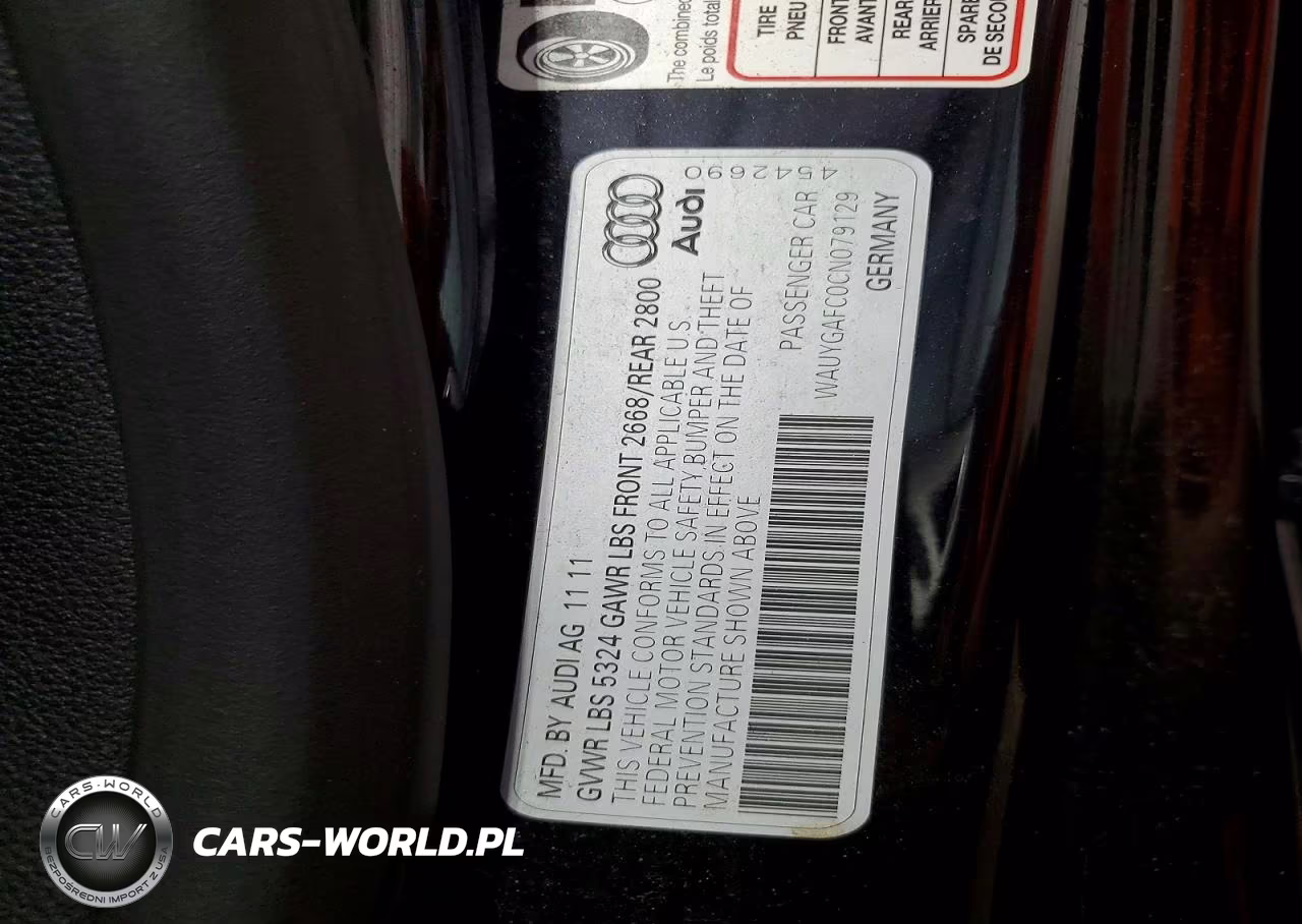 2012 Audi A7 Premium Plus VIN:WAUYGAFC0CN079129 - 12