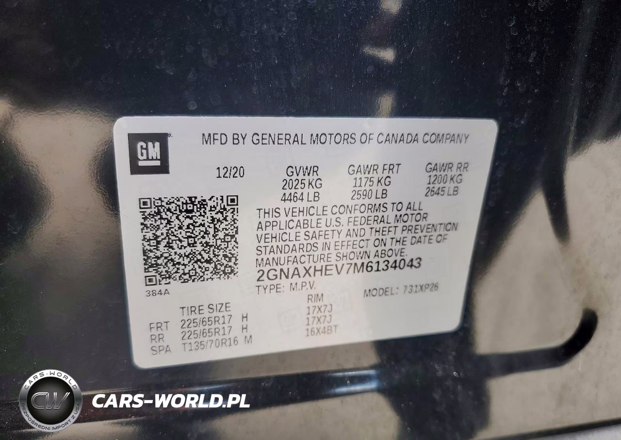 2021 Chevrolet Equinox Ls VIN:2GNAXHEV7M6134043 - 13