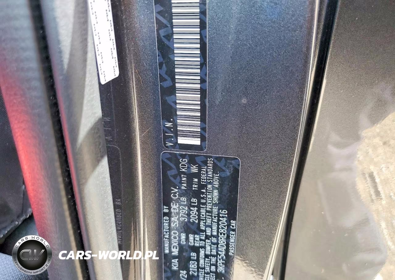 2024 Kia Forte Gt Line VIN:3KPF54AD8RE820416 - 12