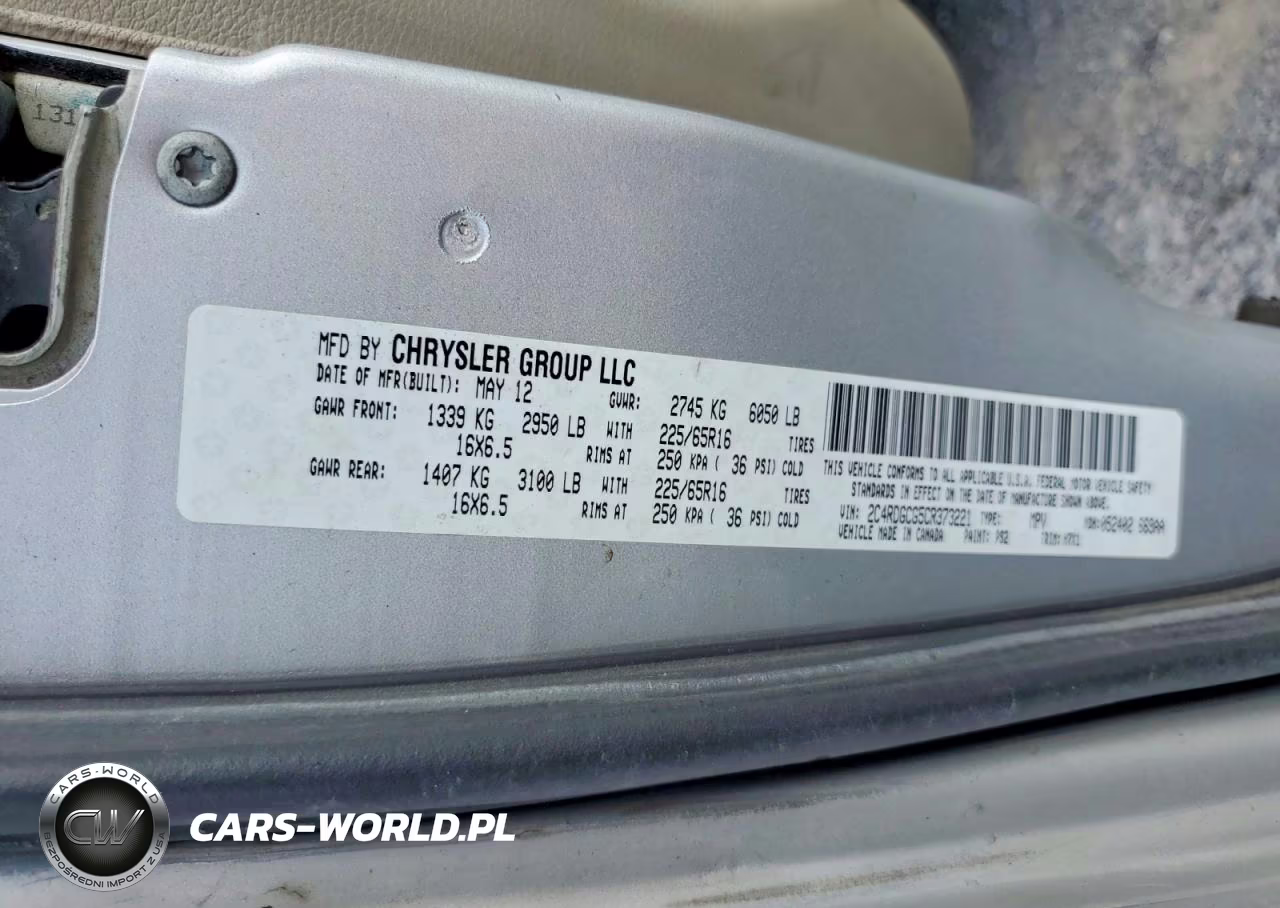 2012 Dodge Grand Caravan Sxt VIN:2C4RDGCG5CR373221 - 13