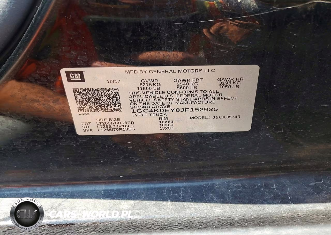 2018 Chevrolet Silverado K3500 Ltz VIN:1GC4K0EY0JF152935 - 13