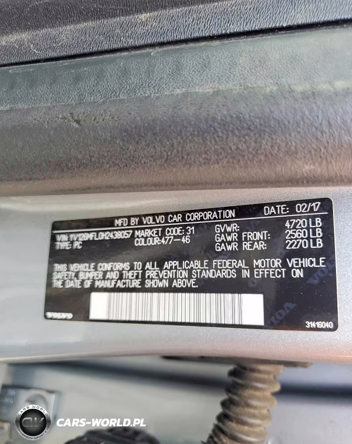 2017 Volvo S60 VIN:YV126MFL0H2438057 - 12